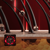 Huvdmassageborste med röd ljusbehandling Carvallo