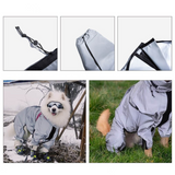 Hund Regnrock Vattentät Reflekterande Allvädersdräkt Carvallo