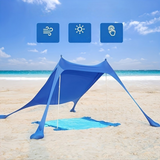 Strand Solskydd Tält med Stänger Carvallo