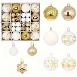 Julgranskulor Set – Plast Hängande Smycken Carvallo