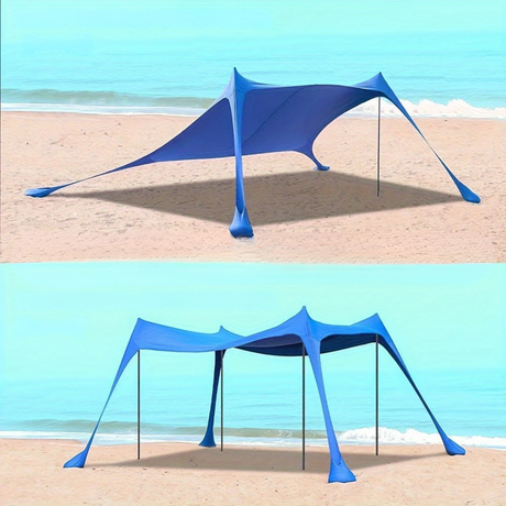 Strand Solskydd Tält med Stänger Carvallo