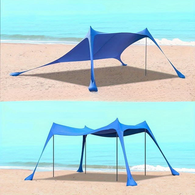Strand Solskydd Tält med Stänger Carvallo