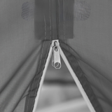 Trädgårdsgazebo Grå Stål Utomhus Festtält Carvallo