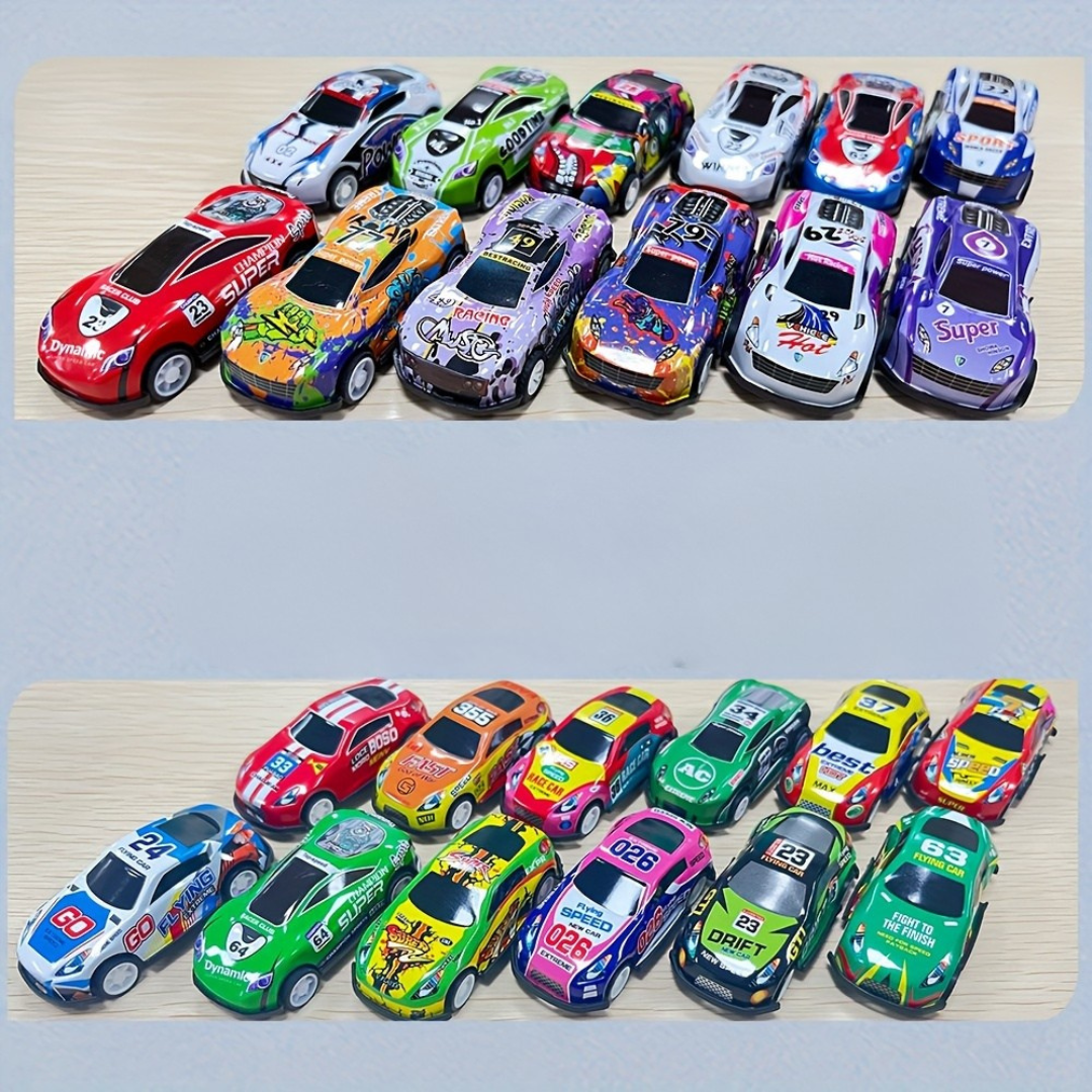 Leksaksbil Utlösare Set Manuell Racing Bana Carvallo