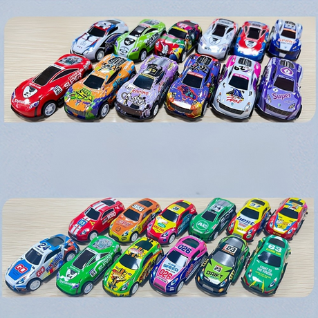 Leksaksbil Utlösare Set Manuell Racing Bana Carvallo