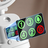 Bärbar USB Skrivbordsvifta Luftfuktare Uppladdningsbar Carvallo