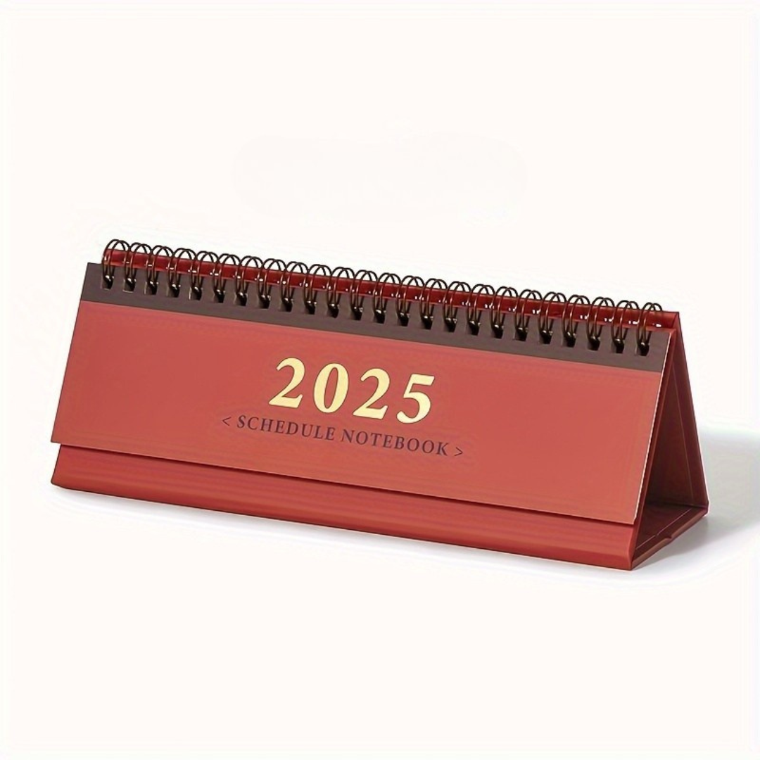 Skrivbordskalender med daglig planerare-layout Carvallo