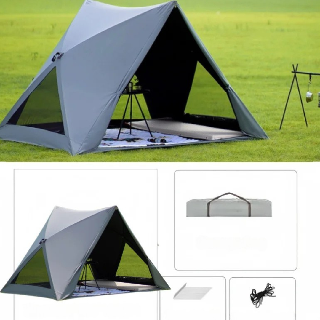 Pop Up Camping tent med Solskyddsdesign Carvallo