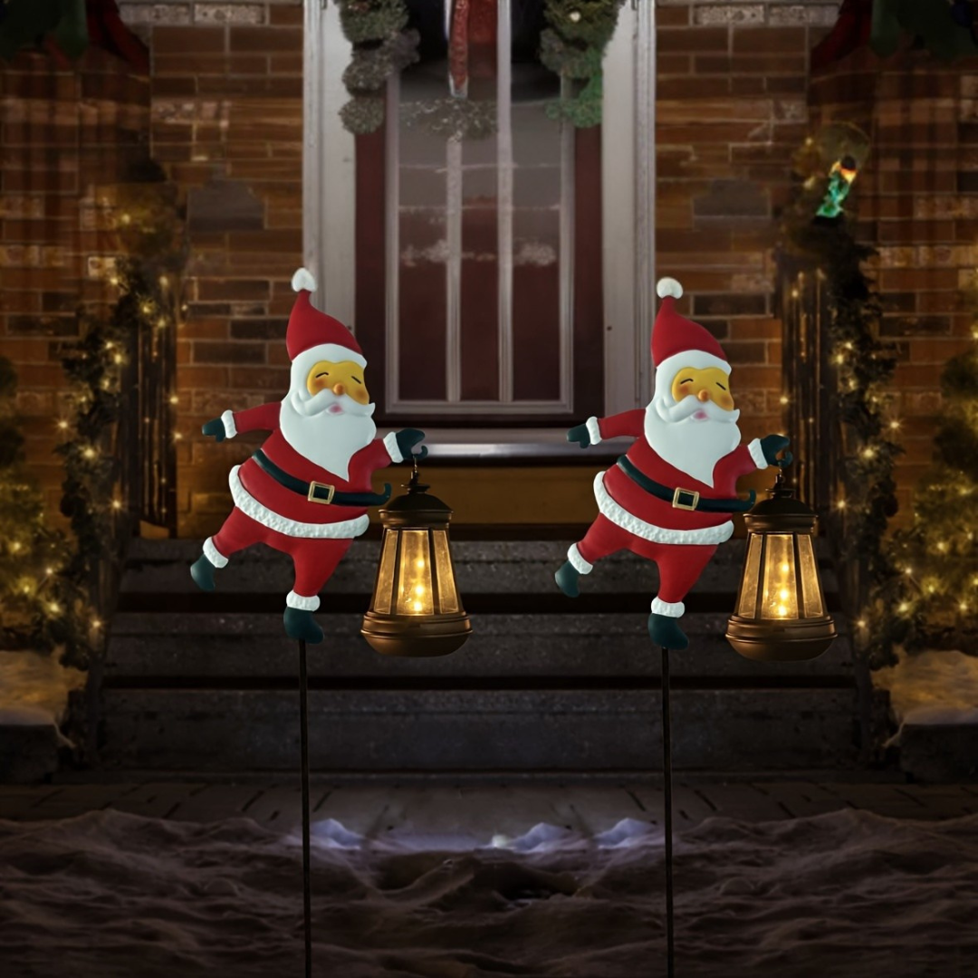Utomhus solarlampor med Santa lykta Carvallo