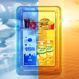 Mini Kylskåp Portabel Kylare och Värmare Carvallo