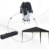 Pop Up Trädgårdspaviljong Tält med Stålram Carvallo