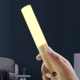 Vägglampa LED Rörelsesensor Trälampe Carvallo