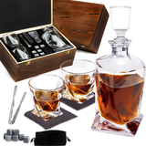 Whiskeyglas Set med Kristallkaraff Carvallo