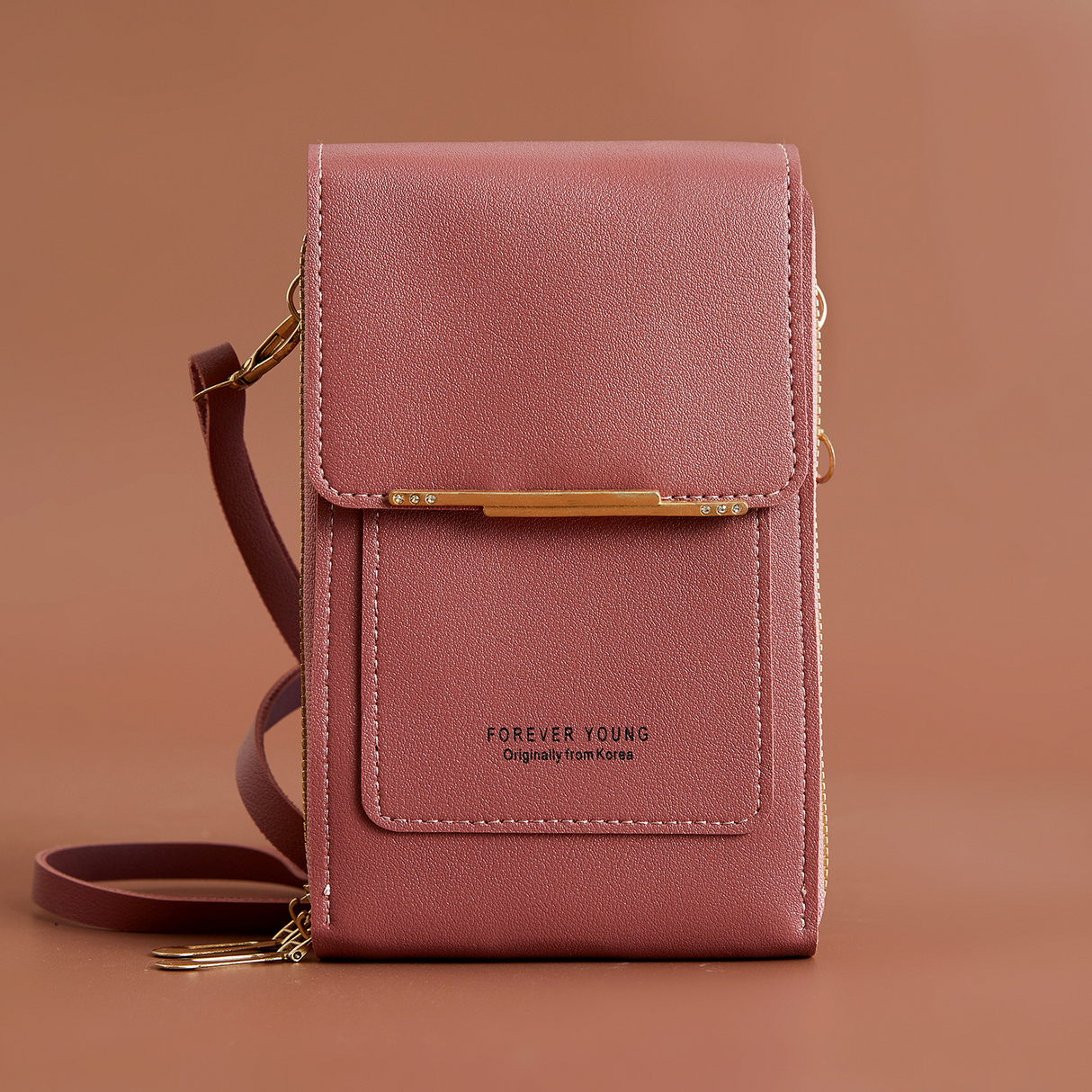 Crossbody-väska med RFID-skydd och dragkedjefickor Carvallo