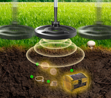 Metall Detector Lätt Justerbar Skattjägare Carvallo