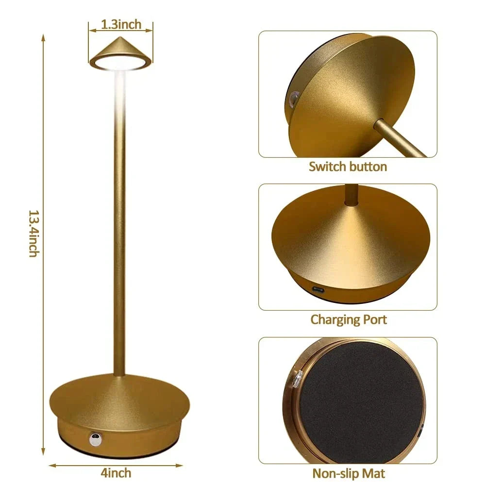 LuxeGlow Snörlös Elegans Lampa Carvallo