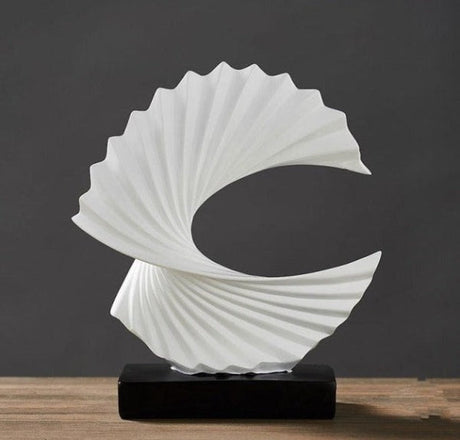Modern konstnärlig skulptur för hem och kontor elegans Carvallo