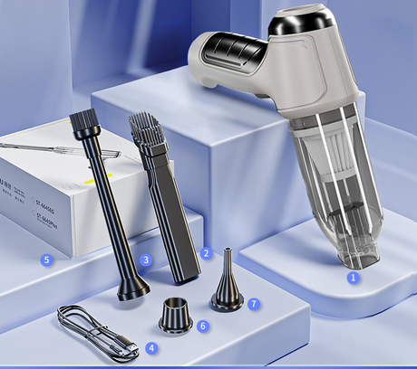 Bil Dammsugare Sladdlös Handhållen Hög Effekt Carvallo