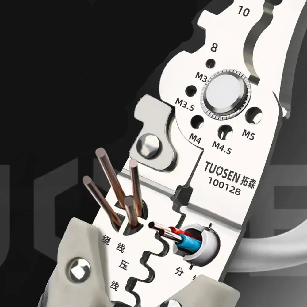 Royallure All-in-One Elektriker Verktygssats: Precision Kabelskalare, Crimpverktyg & Klippare Carvallo