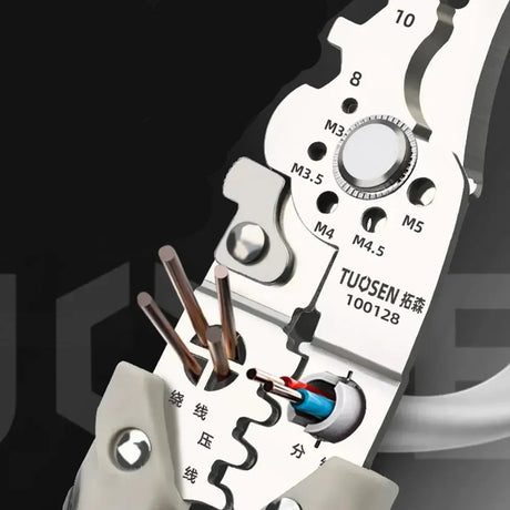 Royallure All-in-One Elektriker Verktygssats: Precision Kabelskalare, Crimpverktyg & Klippare Carvallo