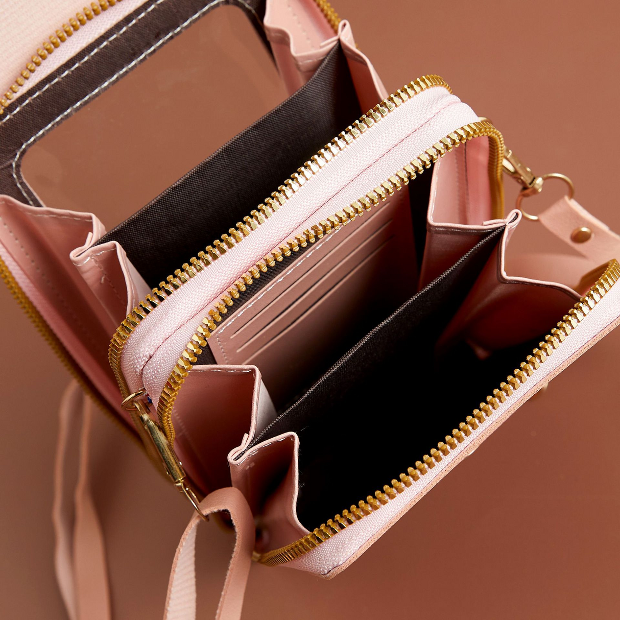 Crossbody-väska med RFID-skydd och dragkedjefickor Carvallo