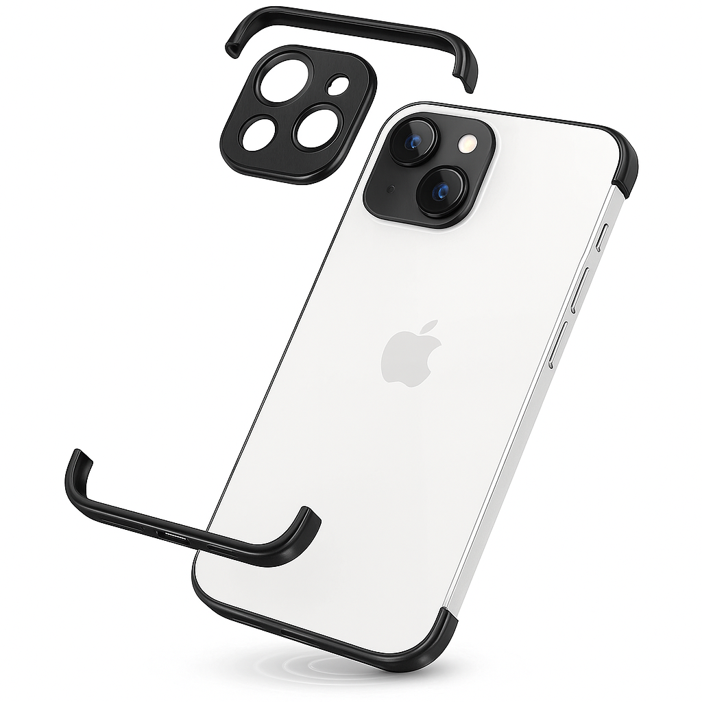 Mobilskal Minimalistisk Slim Skyddande Metallfack Carvallo