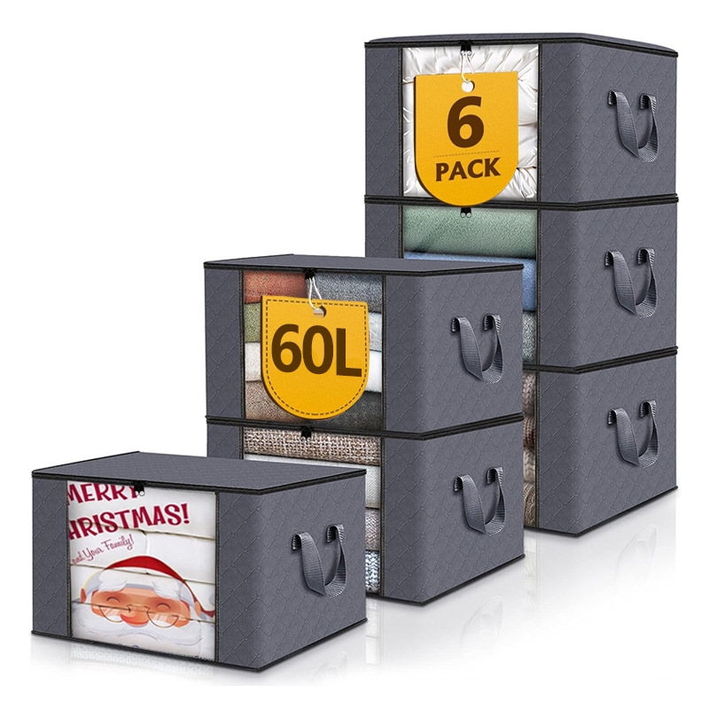 Förvaringslådor med handtag för klädesorganisation Carvallo