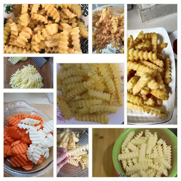 Carvallo - Vågig köksrivare i rostfritt stål Carvallo