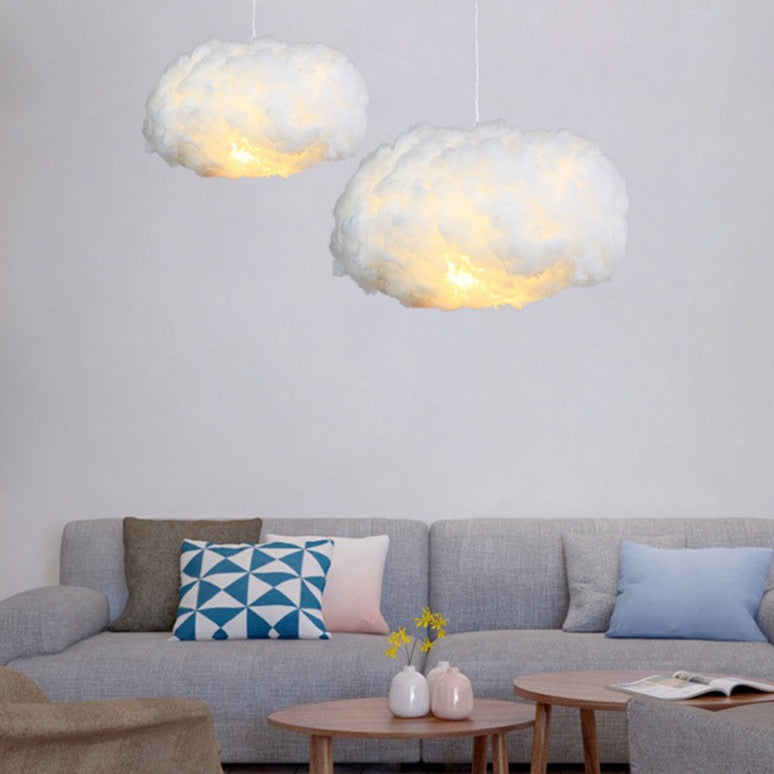 Cloud Ceiling Light | Soft Fabric Design | E27 Ambient Glow | Floating Look Carvallo