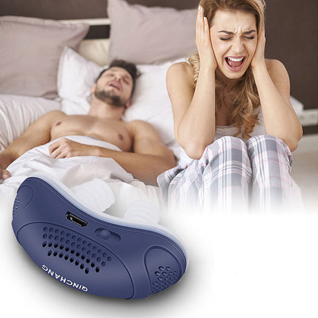 Micro CPAP Anti Snoring Elektronisk Sömn Apné Enhet Carvallo