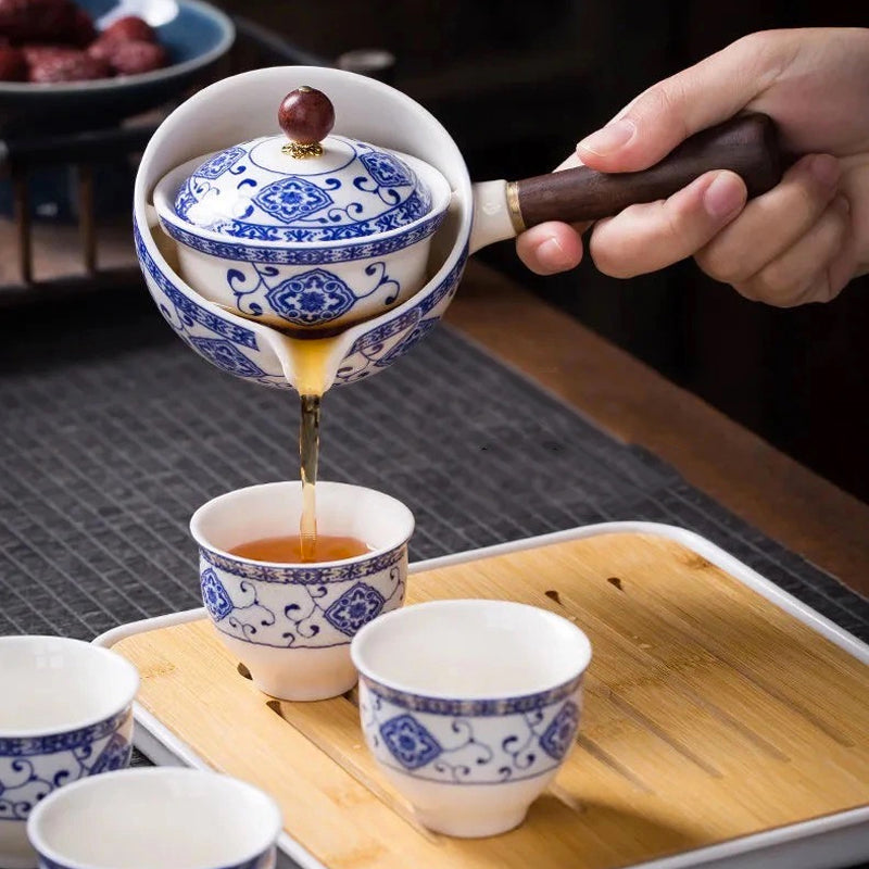 Keramisk Japansk Rotations Tekanna Premium set Carvallo