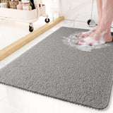 Quick-Drain Duschmatta | Halkfri Loofah Textur | 24x16" | Säker för Barn & Äldre Carvallo