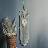 Celestial Macrame Dreamcatcher Vägghängning MILA Sverige