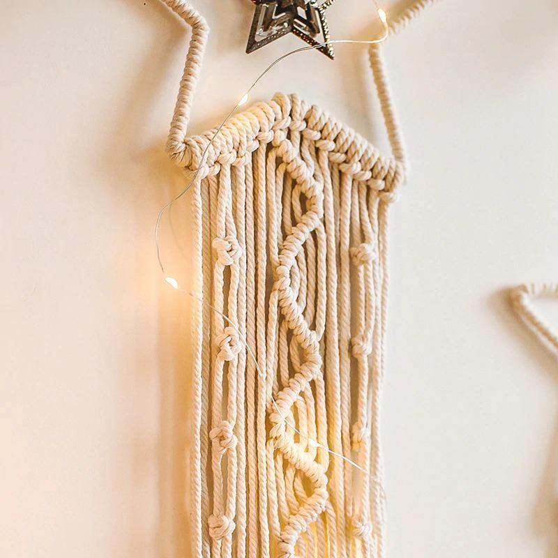 Himmelsk Macrame Dreamcatcher Vägghängande MILA Sverige