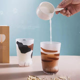 Carvallo – Lekfull kattpaws mugg gjord av värmebeständigt glas Carvallo