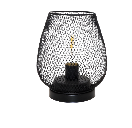 RusticMesh Bordslampa Set – Industriell Stil och Atmosfärisk Belysning Carvallo