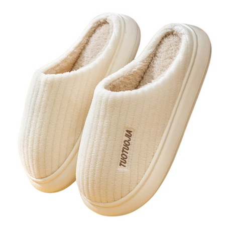 Memory Foam Fluffiga tofflor av plysch Bellasverige