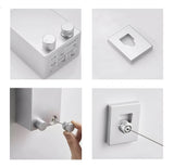 BreezeHold - Tvätttorkare Snöre Väggfäste Carvallo