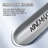 RoyaleGlow Extra Lång Metall Skohorn – 16.5" Handtag Carvallo