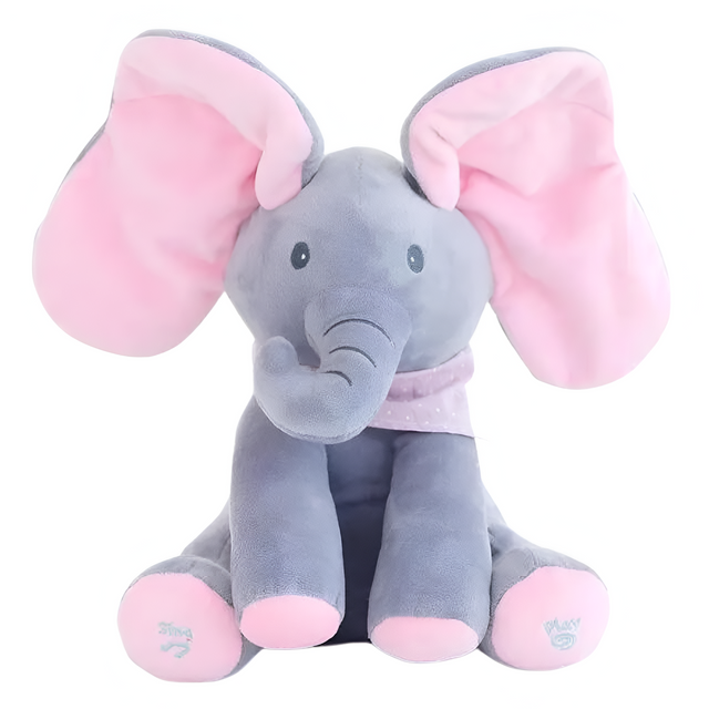 Plush Elefant Lektoy med Musik och Rörelse Carvallo