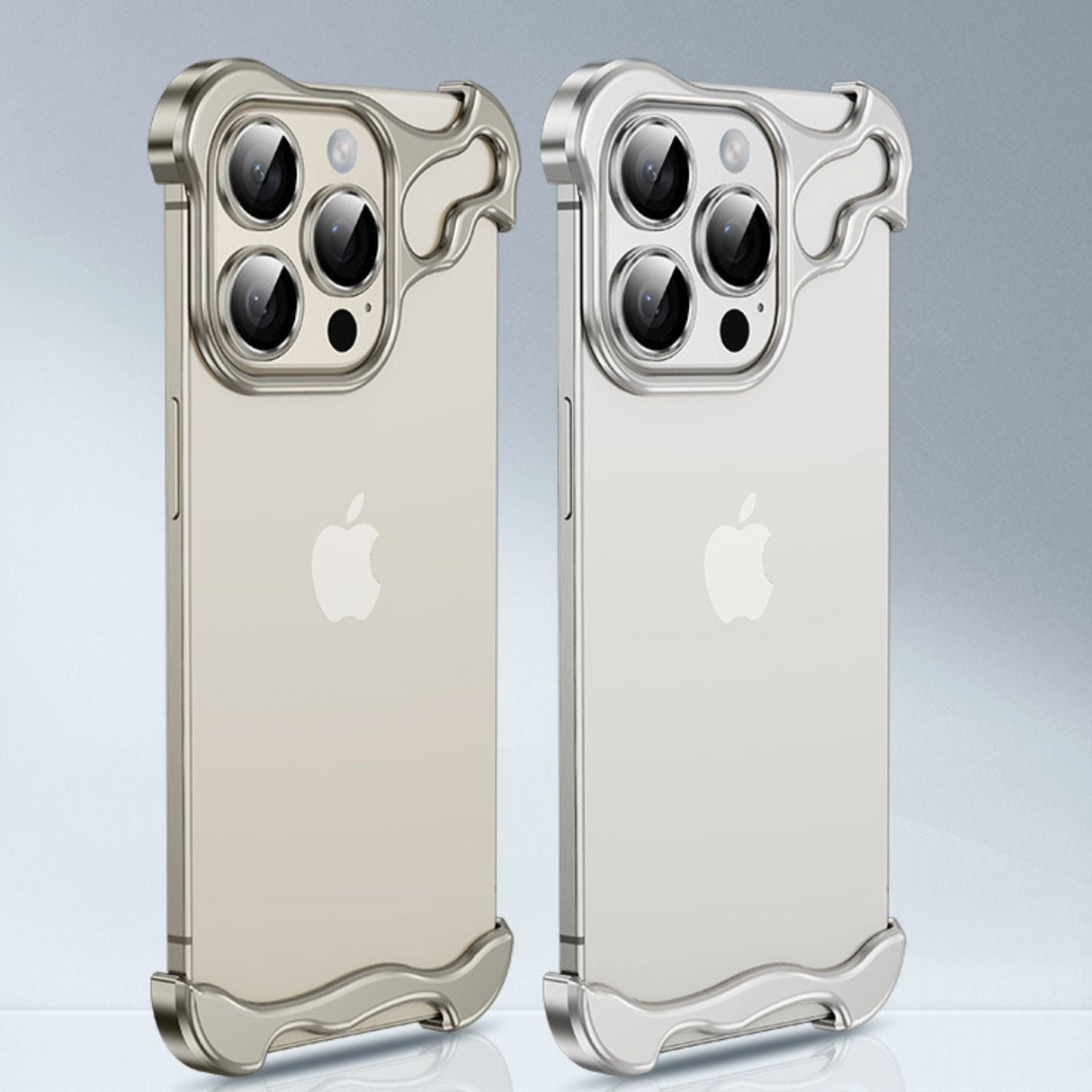 iPhone Fodral Klar Minimalistisk Metallkant Design Carvallo