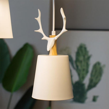 3-ljus Renhorn Design LED Klassisk Kandelaber Hängande Lampa Carvallo