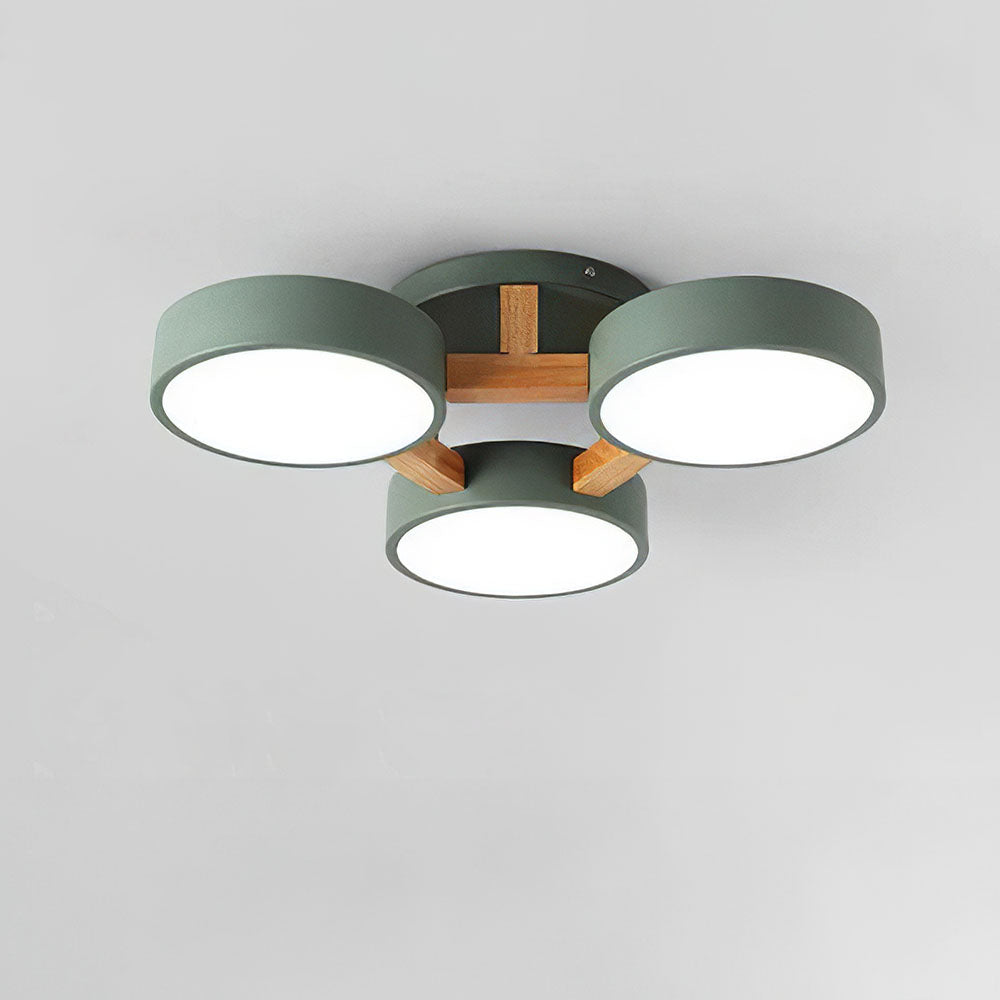 LED Taklampa med Modern Design i Trä Carvallo