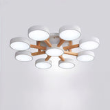 LED Taklampa med Modern Design i Trä Carvallo