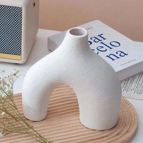 Oregelbunden Minimalistisk Keramik Vas Set för Modern Inredning Carvallo