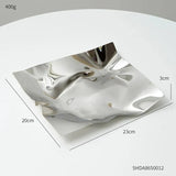 Carvallo – Modern Rostfritt Stål Förvaringsbricka med Lekfull Design Carvallo