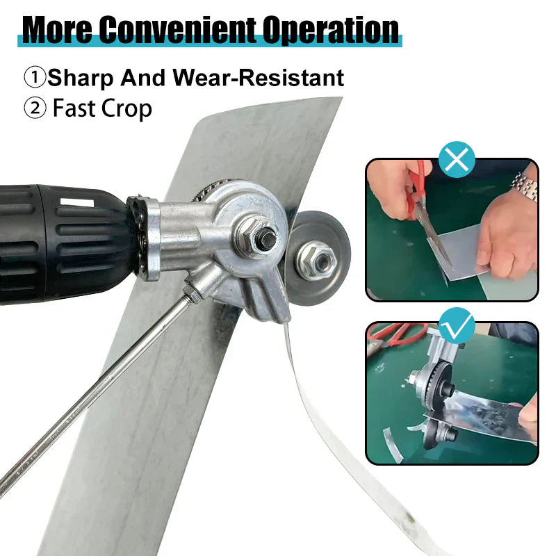 Luxora Metallskäradapter för borr - Mångsidigt verktyg Carvallo