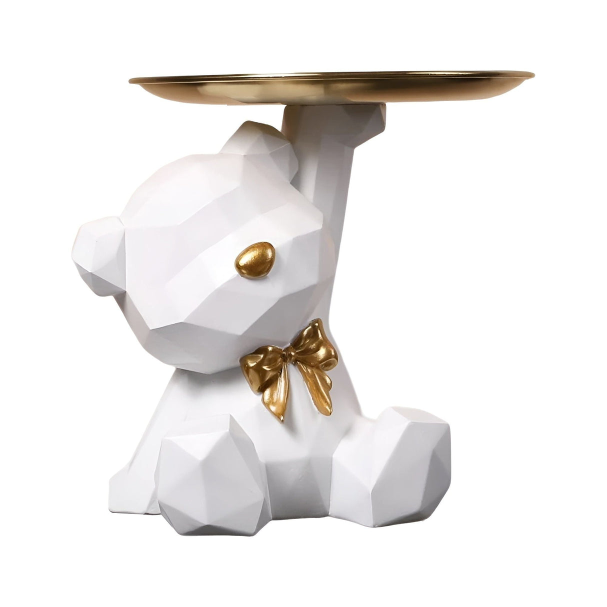 Bear Key Holder - Multifunktionell Geometrisk Björn Nyckelhållare och Skrivbordsdekoration Carvallo