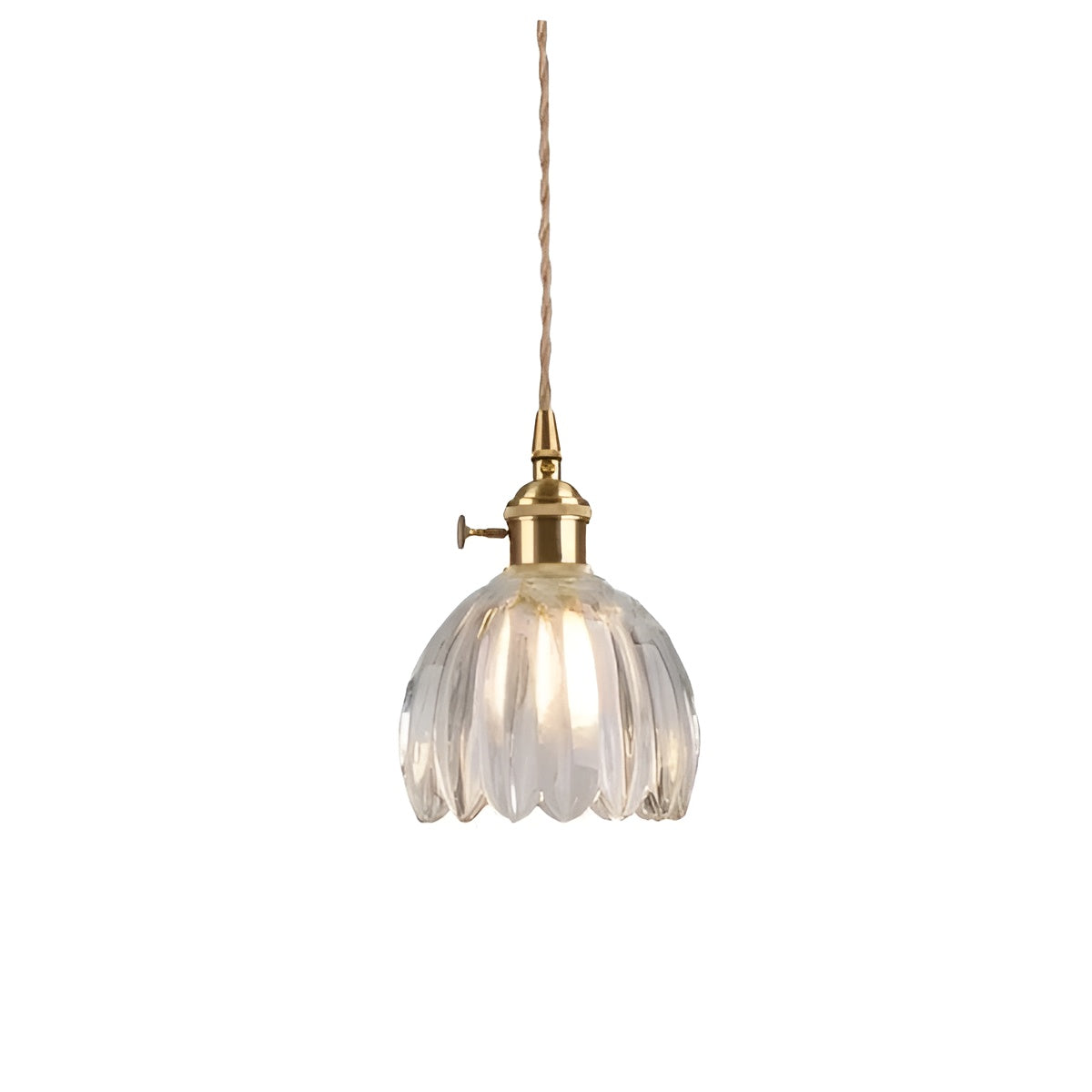 Taklampa med blomglas – Japansk design för mysiga rum Carvallo