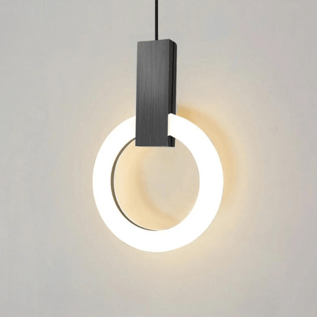 Nordisk Trä LED Hänglampa Cirkelformad Carvallo